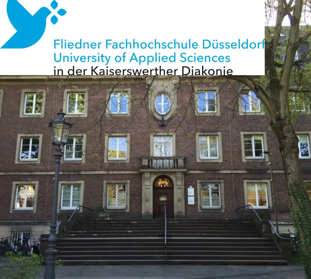 Gebäude der Fliedner Fachhochschule Düsseldorf in der Kaiserswerther Diakonie